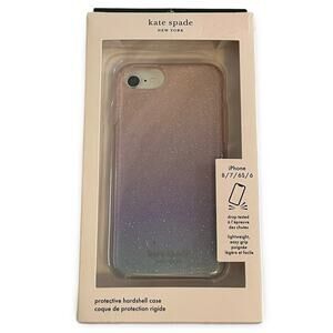 Kate Spade iPhone 8 / 7 / 6S / 6 Case NIB Designer Phone Case Pastels Glitter‎